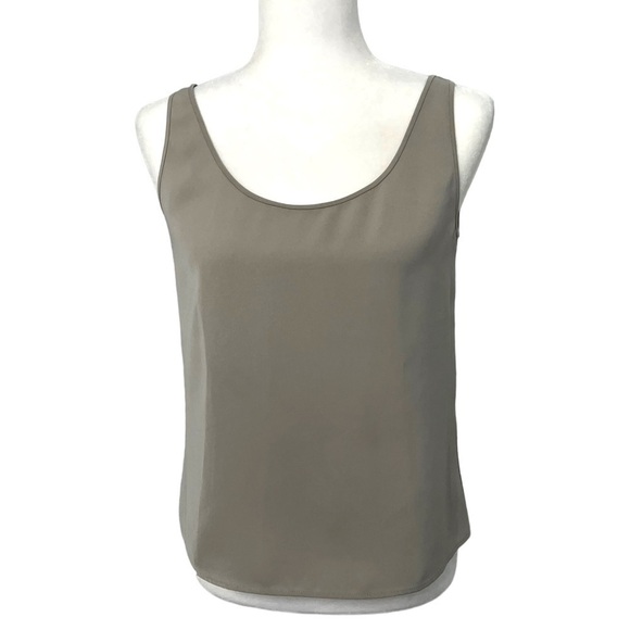 Giorgio Armani Gray Sleeveless Scoop Neck Pullover Tank Top - Size 28 - Picture 1 of 10